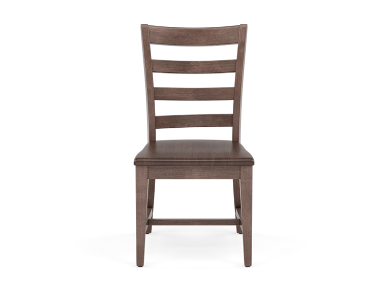 Kincaid Kafe Ladderback Side Chair Wood Seat